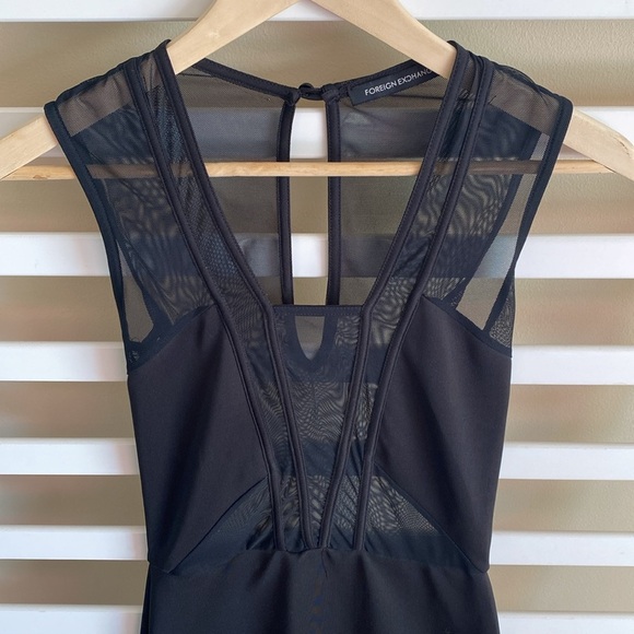 Foreign Exchange Black Mini Dress Size Small - Picture 7 of 11